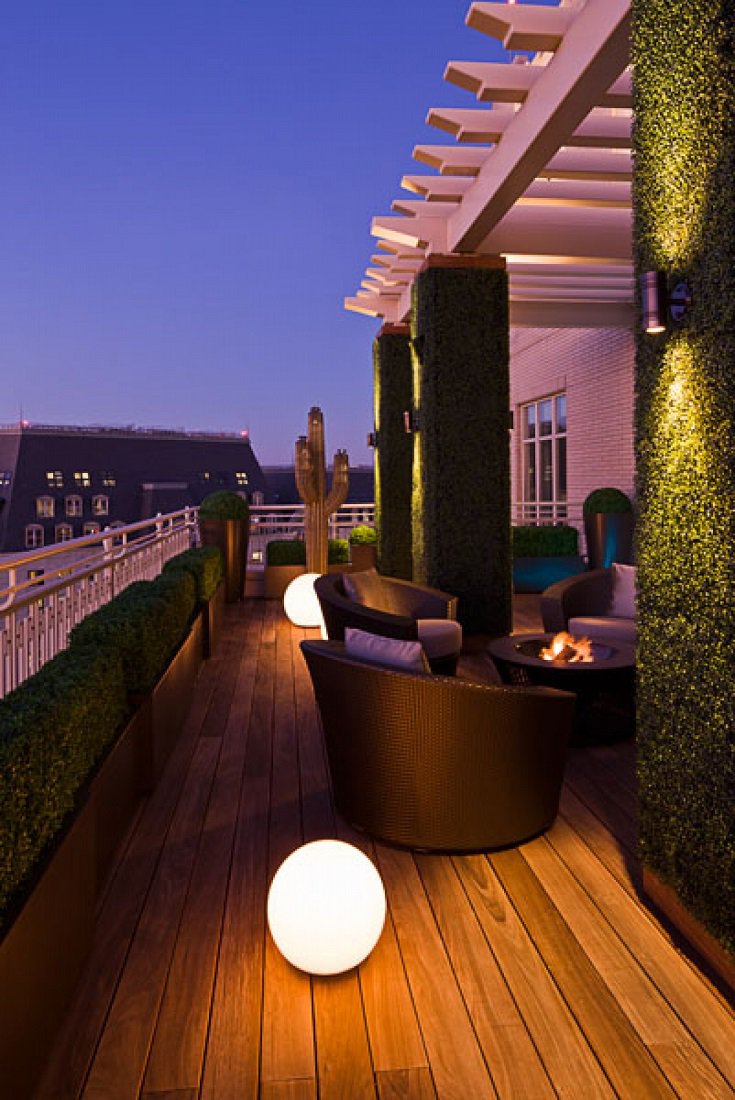 Sojo Ritz Carlton luxury penthouse side terrace