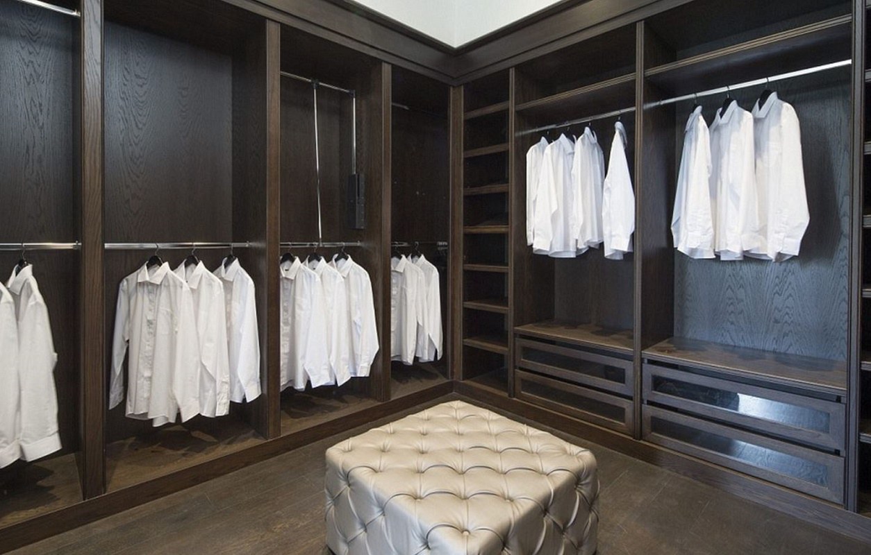 Classical inspired design furze croft master closet