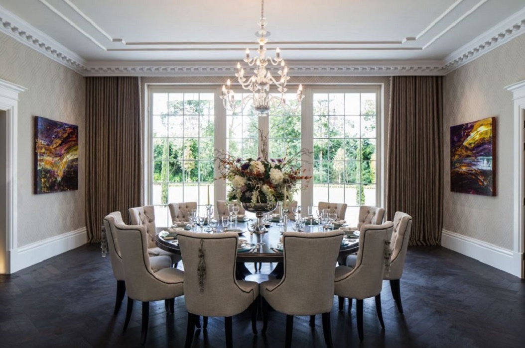 Classical inspired design formal dining room