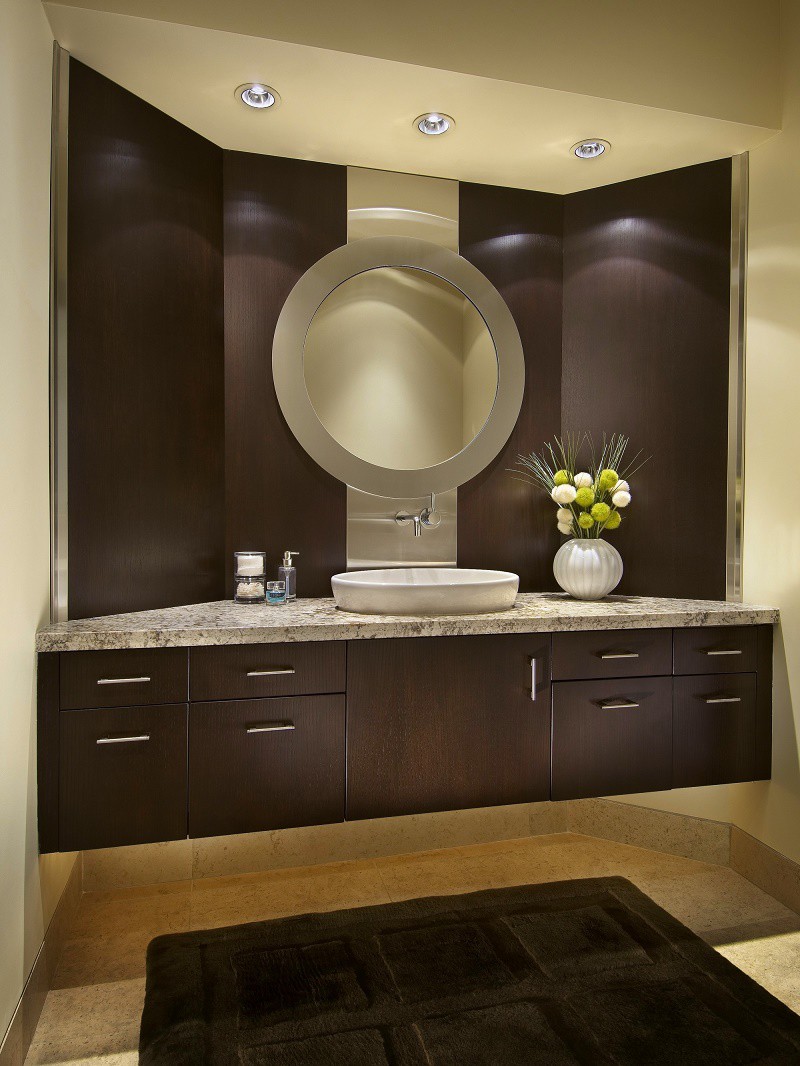 contemporary desert retreat master bath vanity