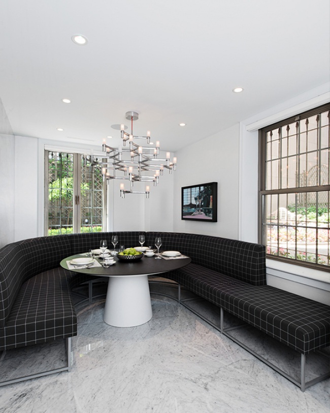 modern classic design breakfast area