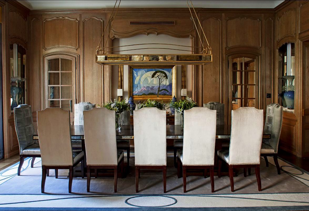 Louis Henri bespoke designed dining room full view