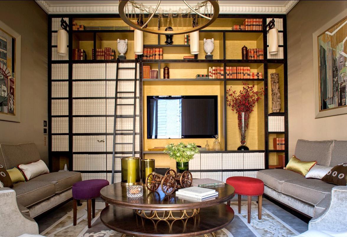 Louis Henri bespoke designed media room full view