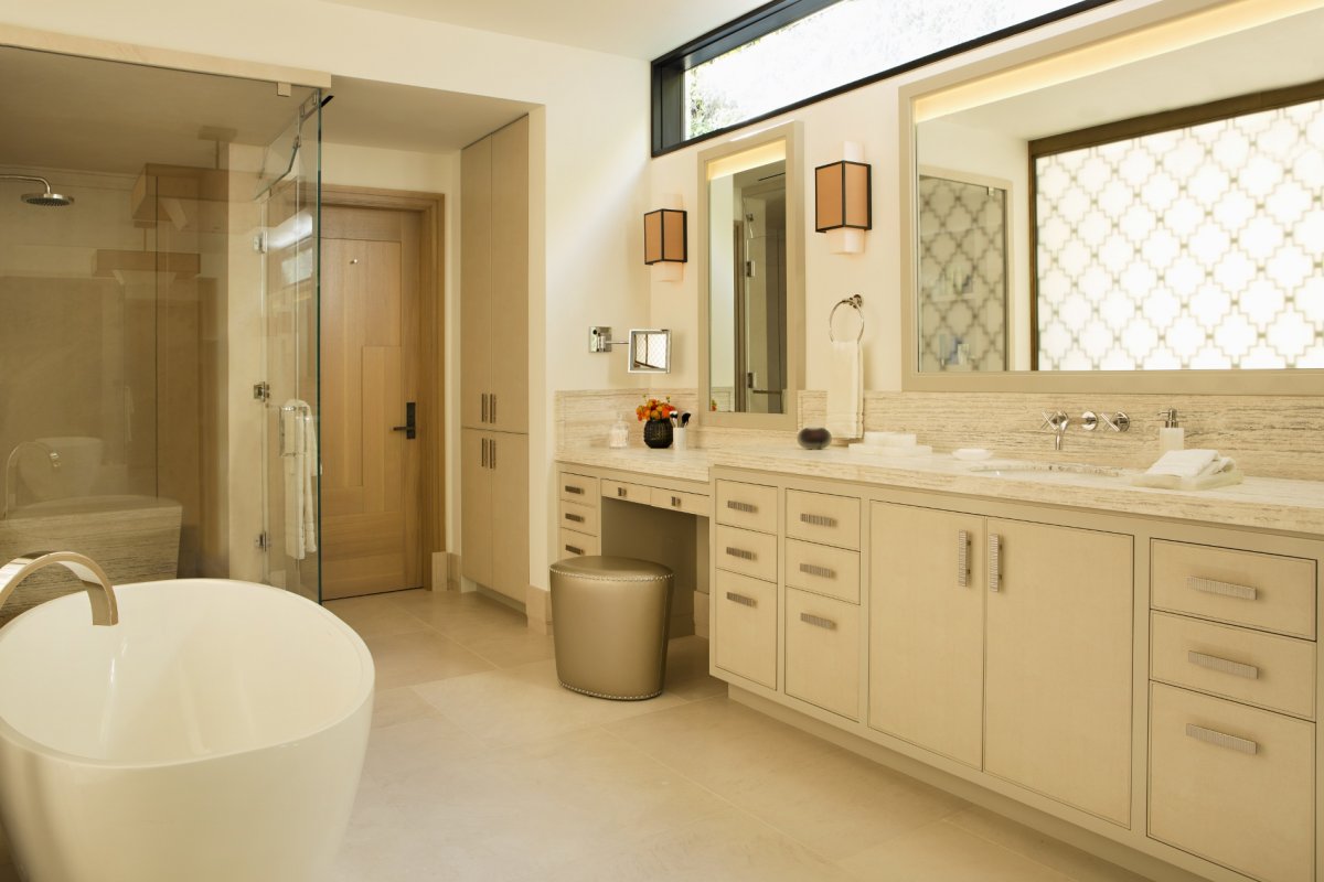 Beverly Hills Modern master bathroom