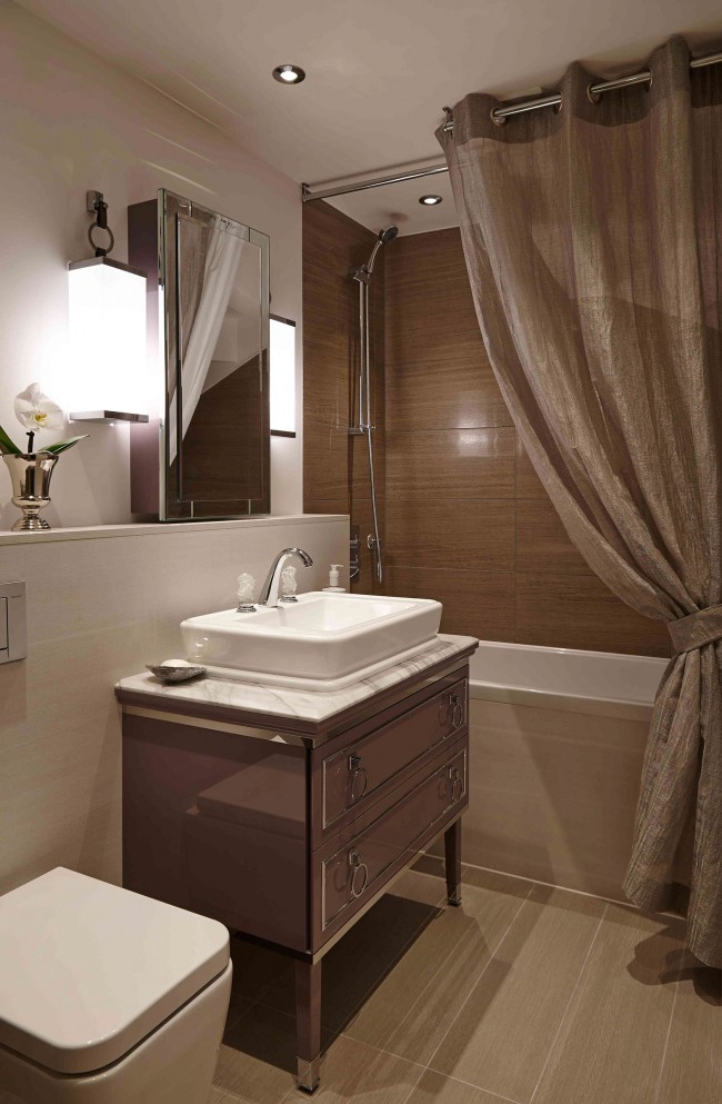 small spaces point west guest bathroom