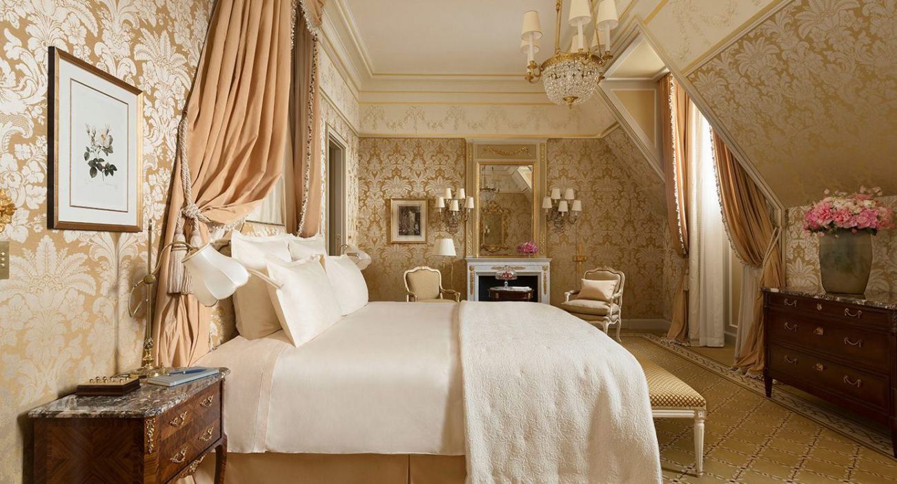 paris ritz French design suite f scott fitzgerald bedroom