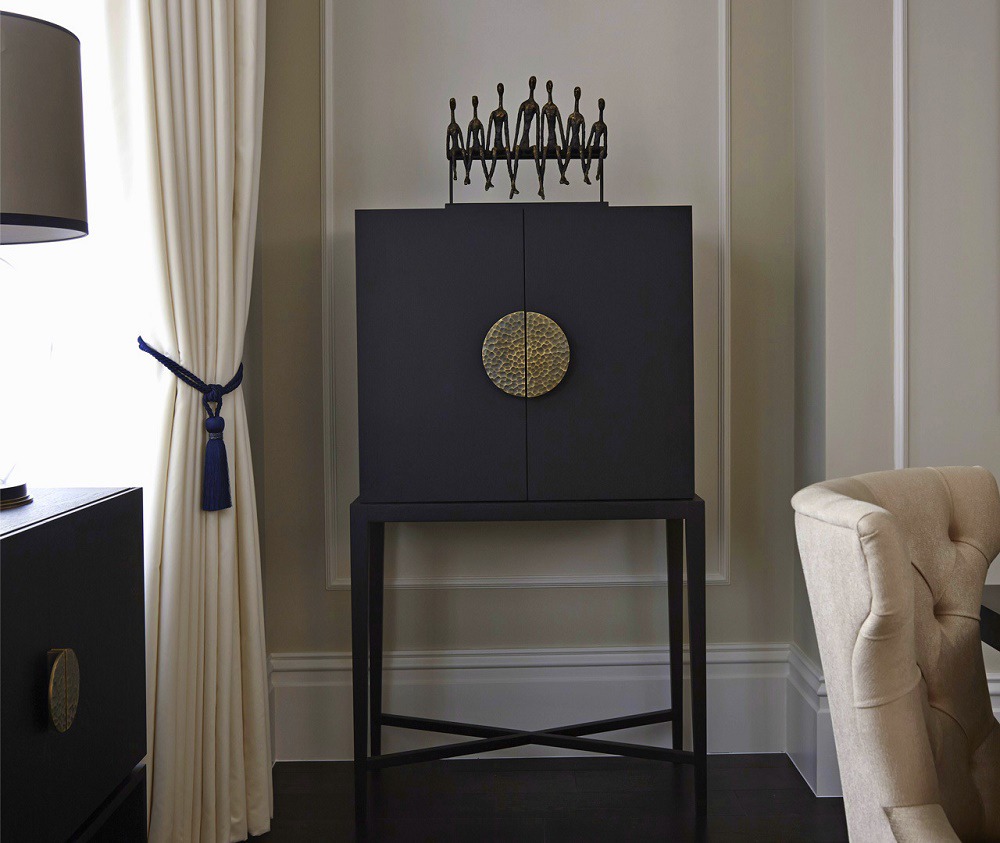 timeless interior design Boscolo dining room cabinet detail 