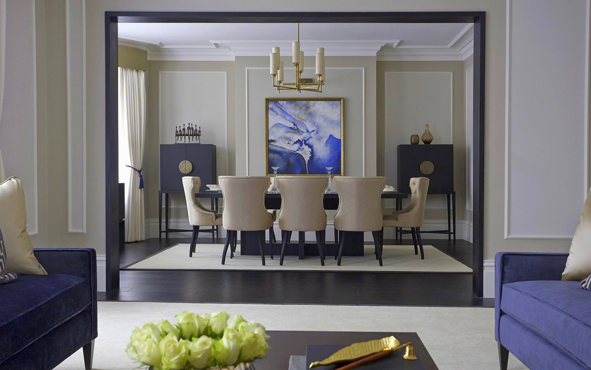 timeless interior design Boscolo dining room