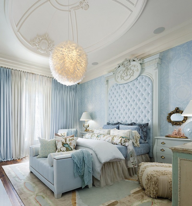 Lori Morris eclectic luxury design castle bedroom