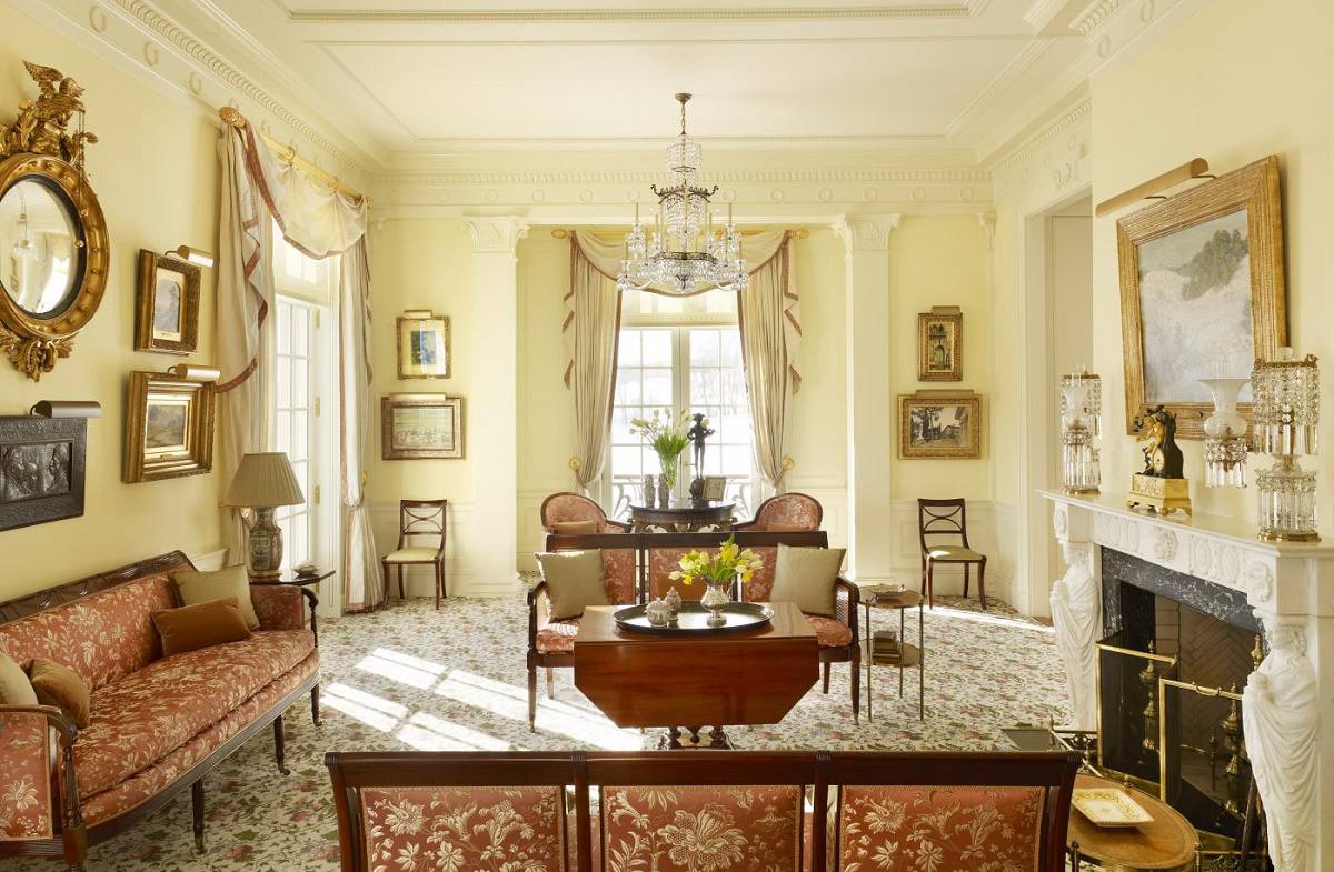  Traditional interior design Thomas Jayne Drumlin hall drawing room