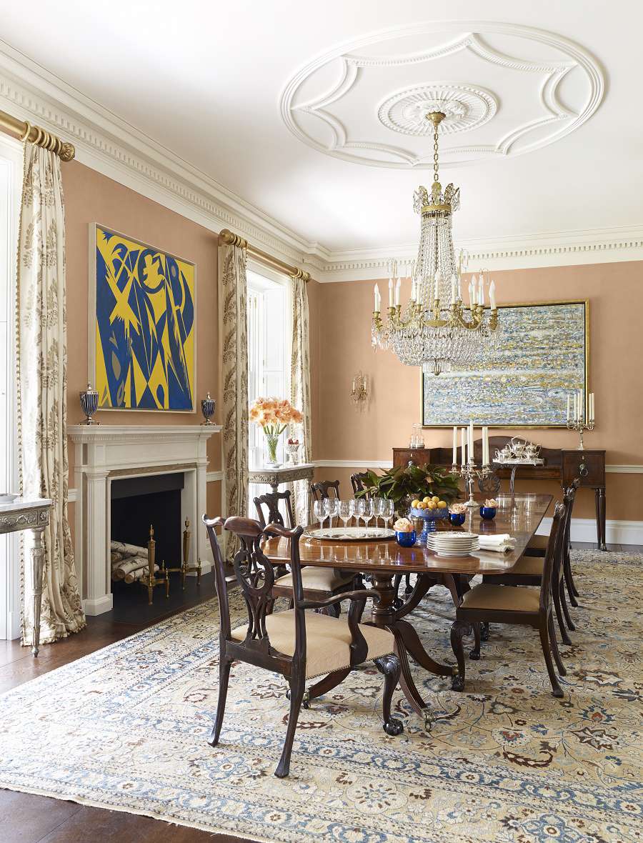 Contemporary Traditional Design dining room