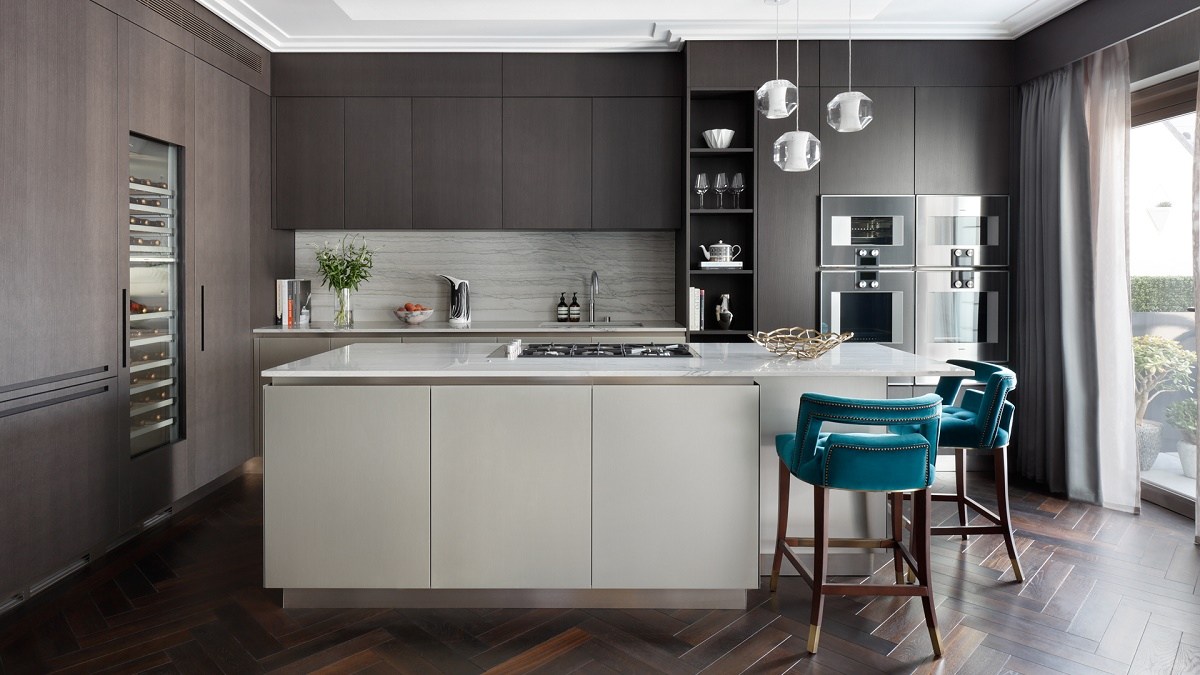 Oliver Burns Luxury bespoke design contemporary kitchen