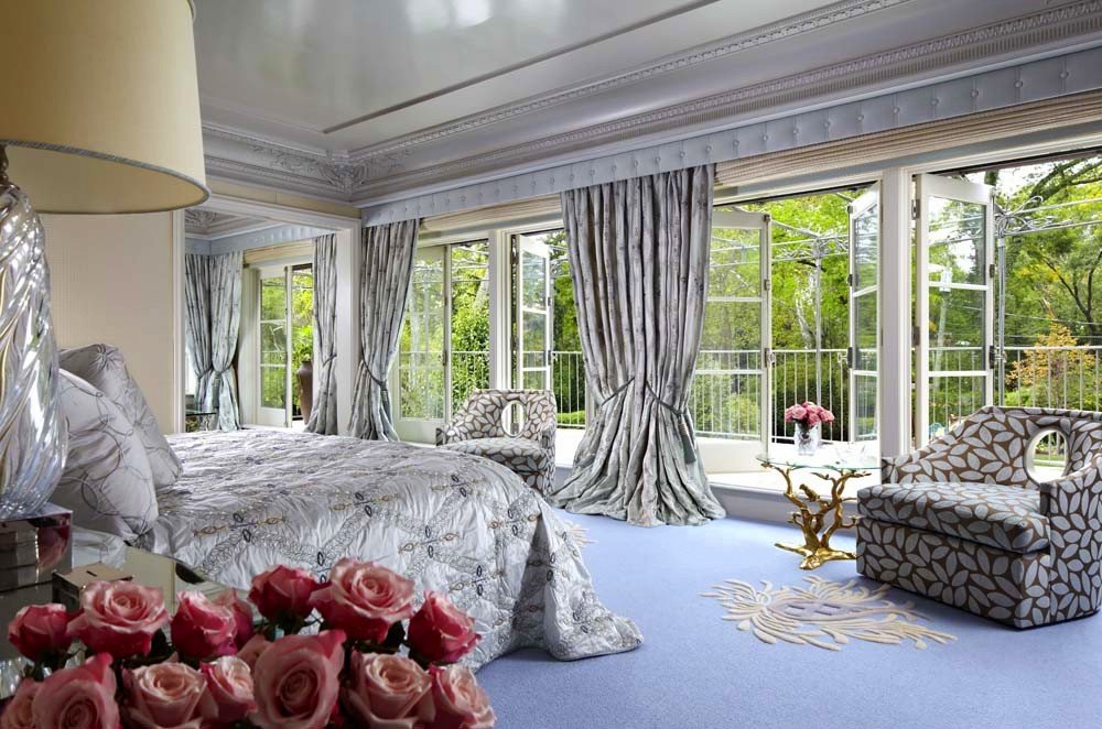 Bradfield & Tobin art-focused design bedroom