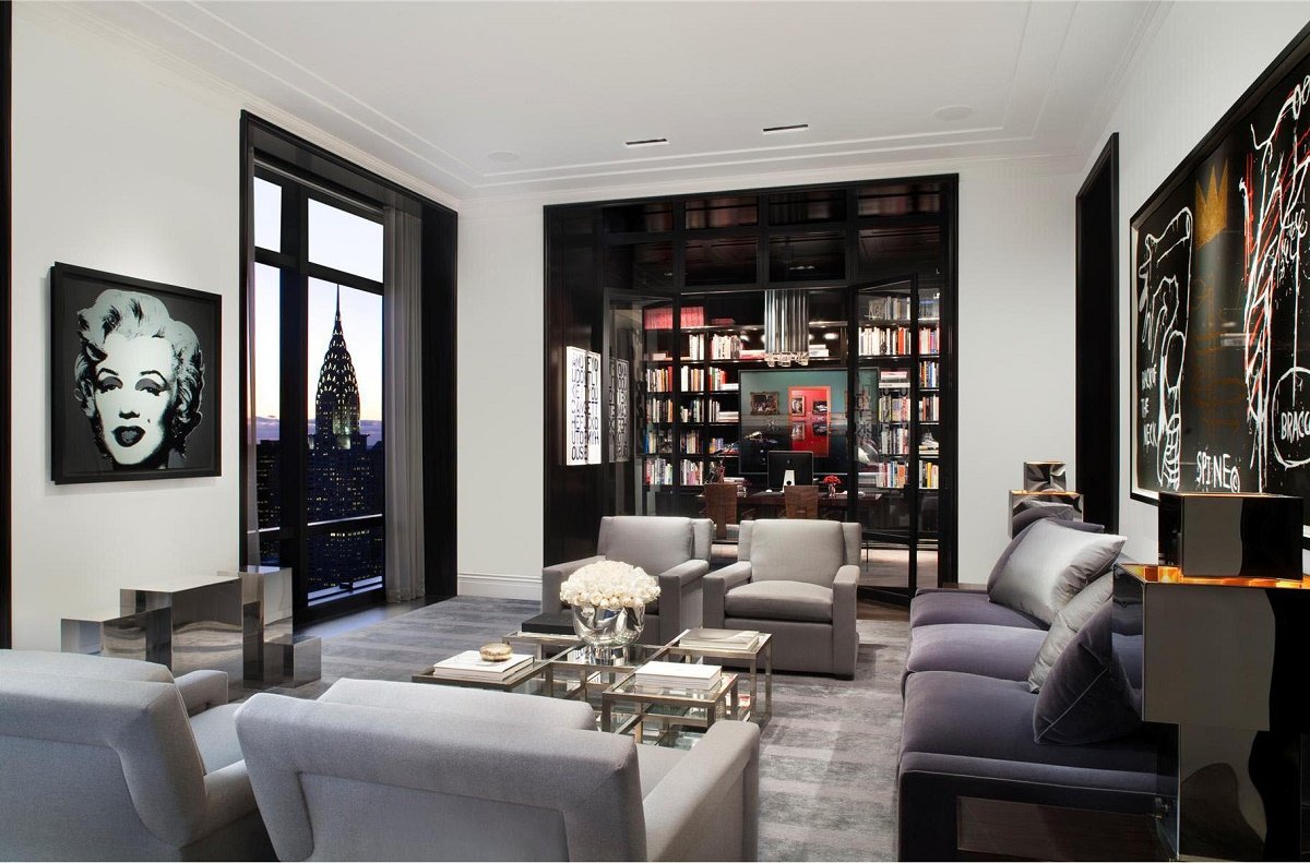 United Nations Contemporary luxury apartment living room C