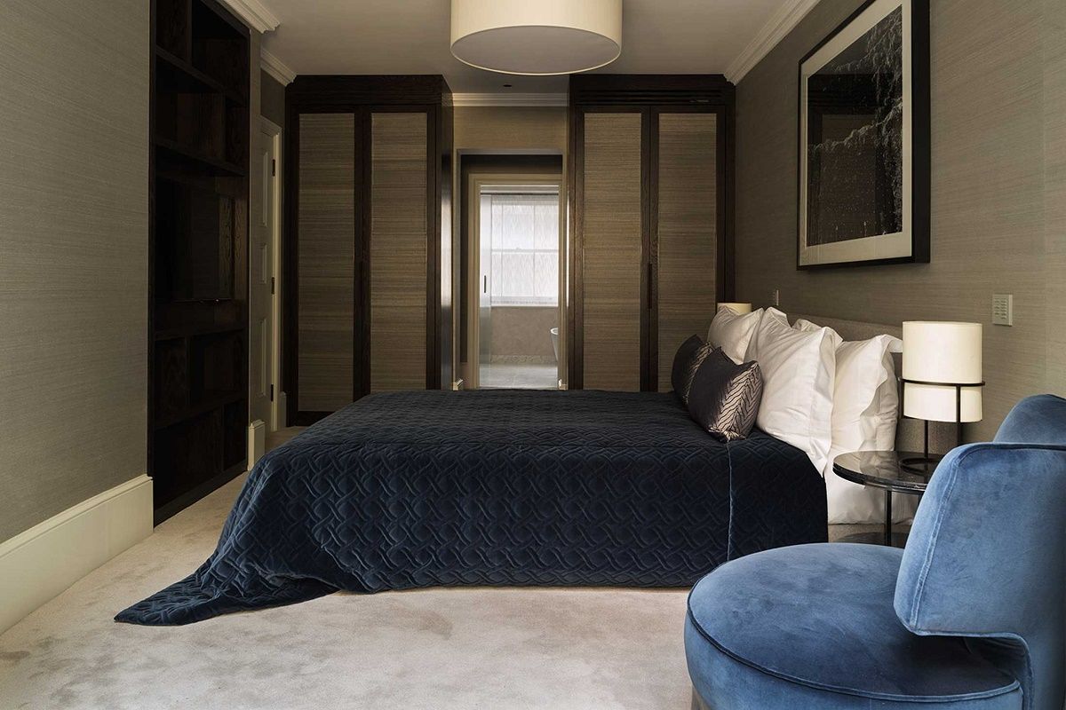 Wilton Knightsbridge townhouse renovation bedroom 2