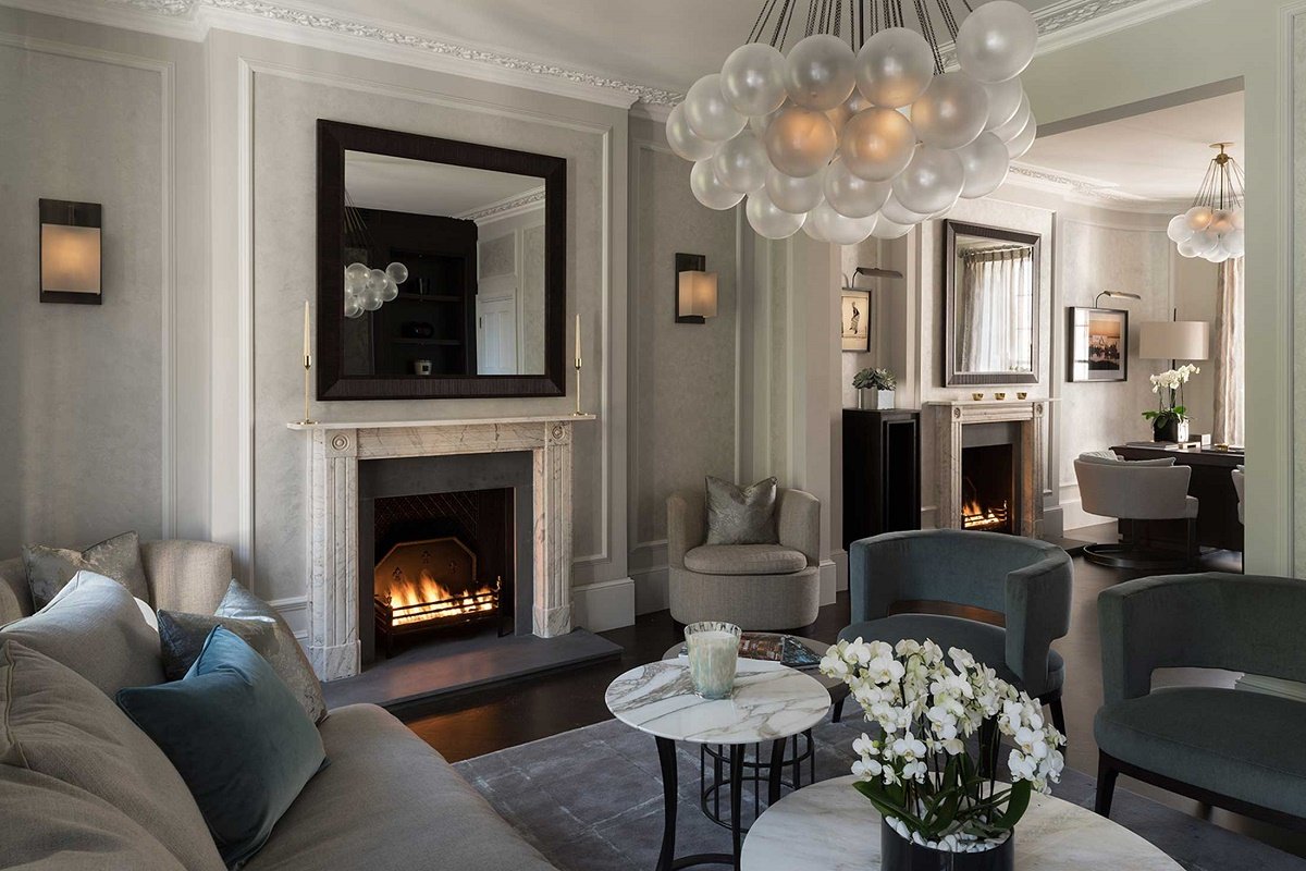 Wilton Knightsbridge townhouse renovation living room B