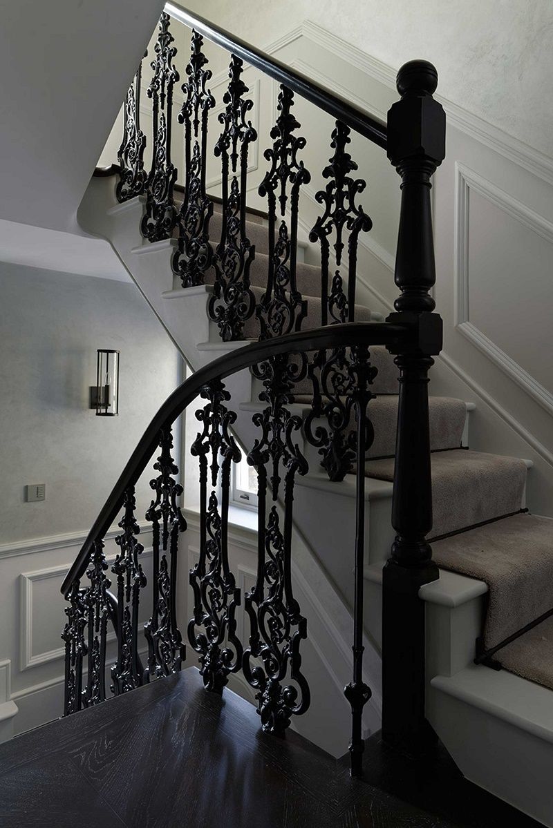 Wilton Knightsbridge townhouse renovation staircase